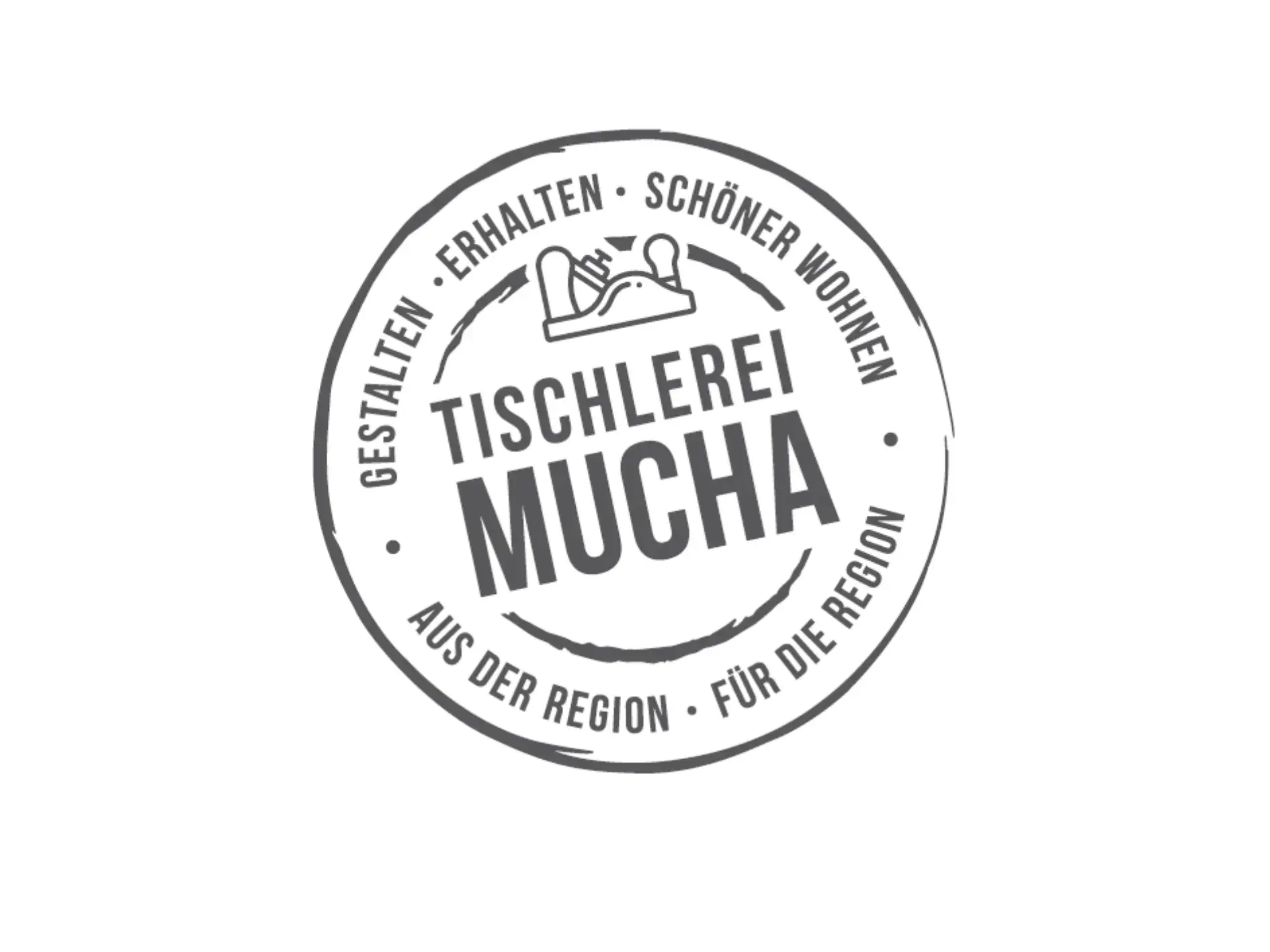 Logo Mucha mit Rahmen